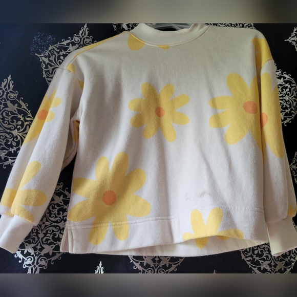 Mock-Neck Graphic Cocoon Sweatshirt for Girls - Picture 4 of 4